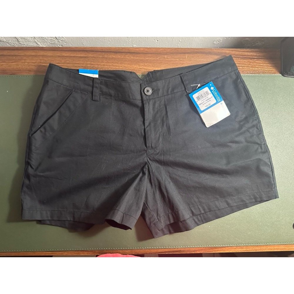 Columbia Kenzie Cove Shorts Black 4 Inch Inseam Size 12